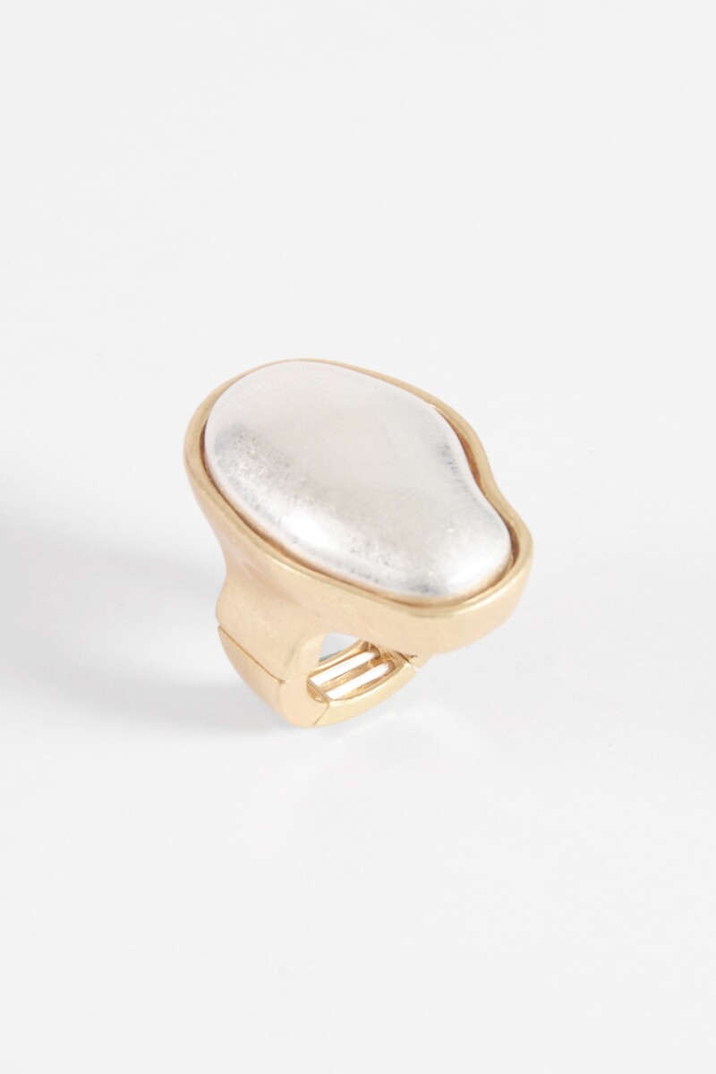 Anillo ajustable antique shape multicolor