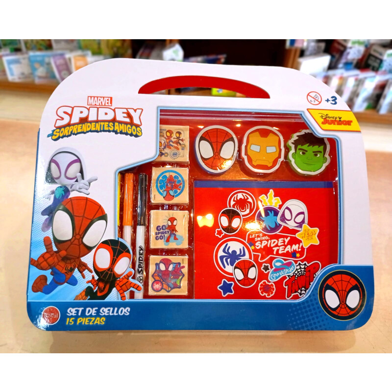 Set De Sellos Marvel Spidey Set De Sellos Marvel Spidey