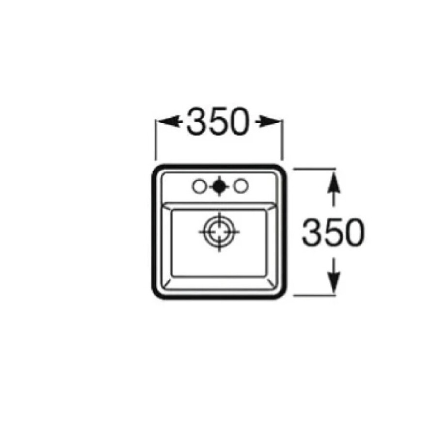 Lavatorio de Apoyo Optica CQ35 Blanco Lavatorio de Apoyo Optica CQ35 Blanco