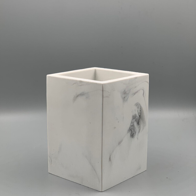 Portalapices de cerámica Marble