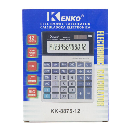 calculadora KENKO KK-8875 12dig calculadora KENKO KK-8875 12dig