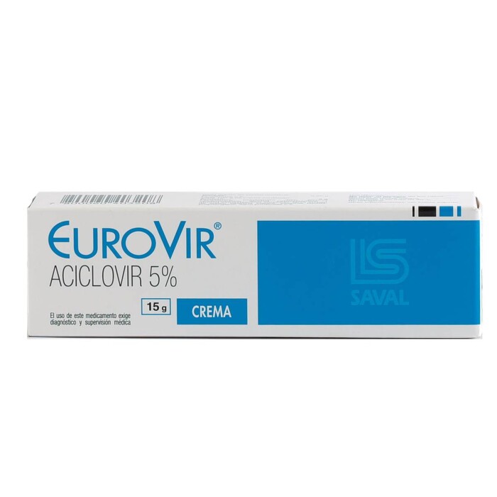 EUROVIR 5% CREMA CJ X 15 GRAMOS única