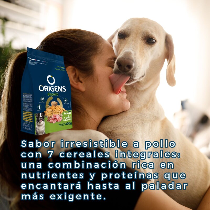 Galletitas Origens Biscoito 400 G Perros Pollo + 7 Cereales Galletitas Origens Biscoito 400 G Perros Pollo + 7 Cereales