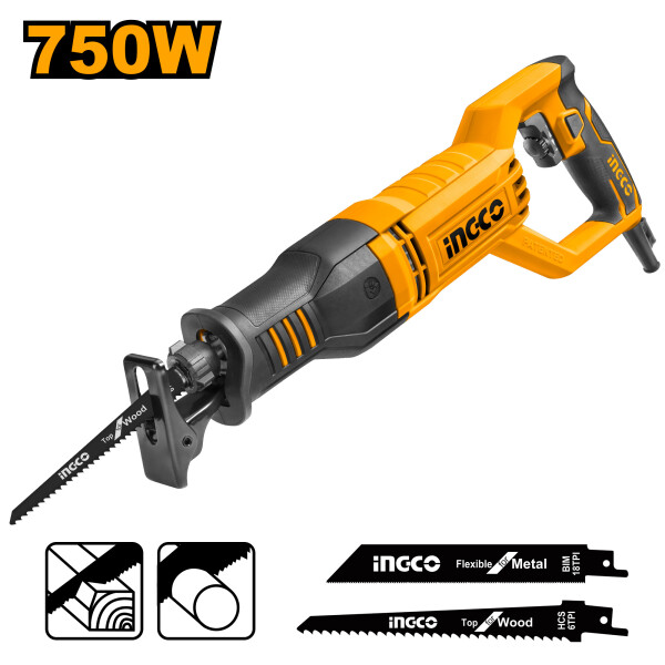 SIERRA SABLE INGCO 750W (MODELO NUEVO) 900 A 3300 RPM RS8008 SIERRA SABLE INGCO 750W (MODELO NUEVO) 900 A 3300 RPM RS8008