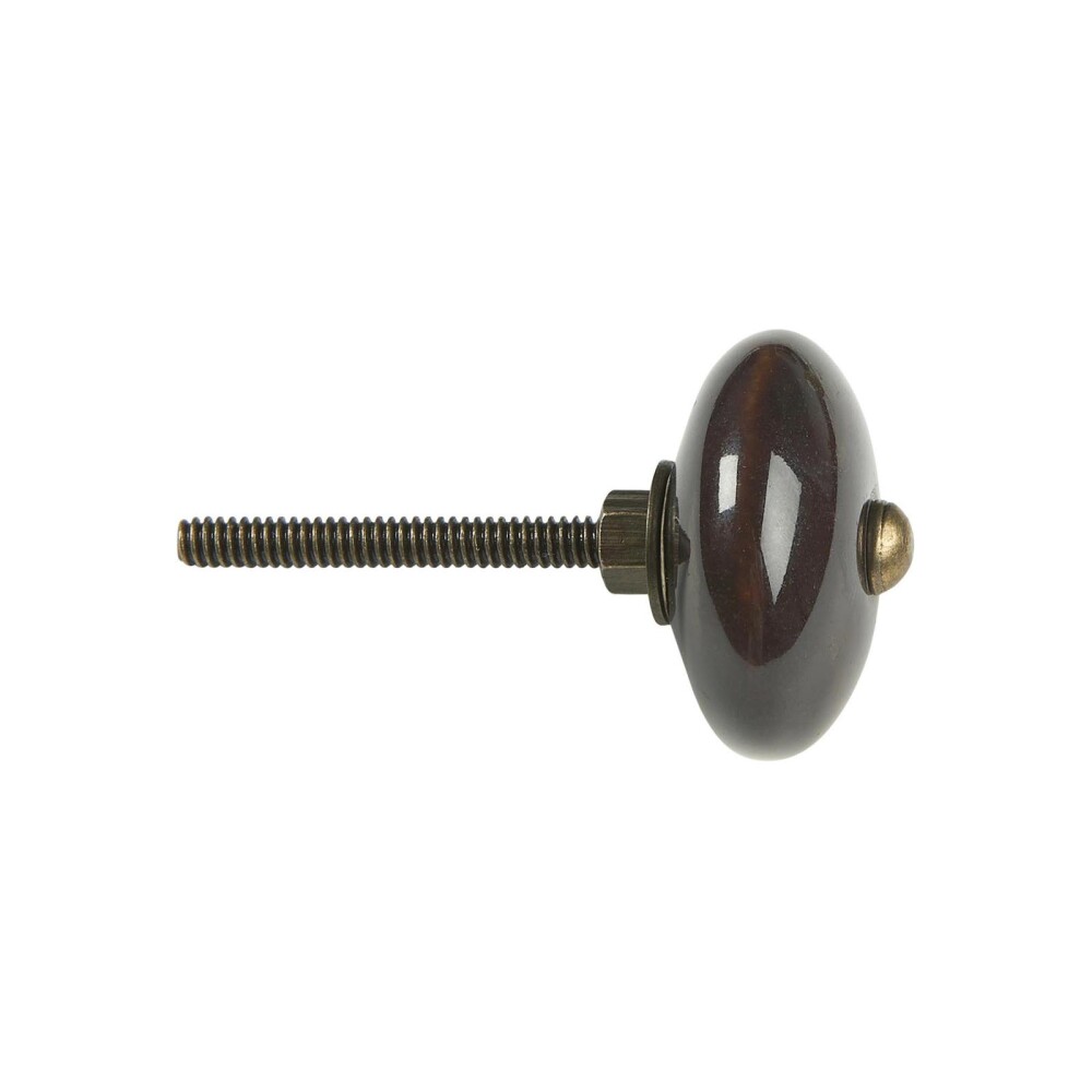 TIRADOR CERÁMICA CERAMICA MARRON 0517