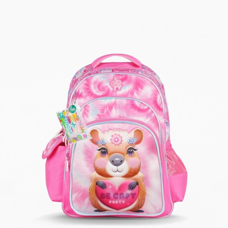 MOCHILA FOOTY CAPIBARA 18" ROSADO