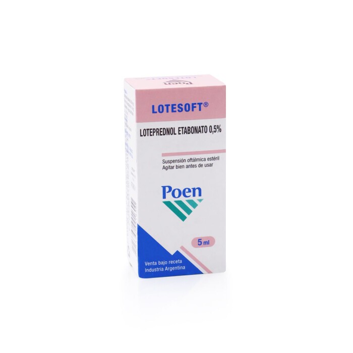 LOTESOFT OFTALM. SUSP. FRASCO X 5 ML. única
