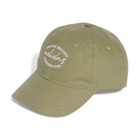 DAD CAP EMBR TENTGREEN/WHITE tent green