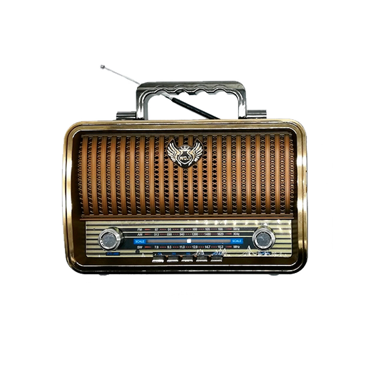 Radio AM/FM Retro Kemai 1909 Corriente y Recargable - 001 