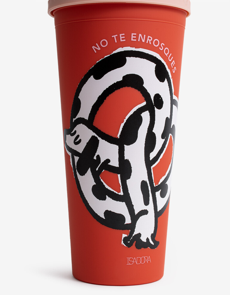 Artículos cocina Vasos Vaso Plástico Estampado - Rojo Medio