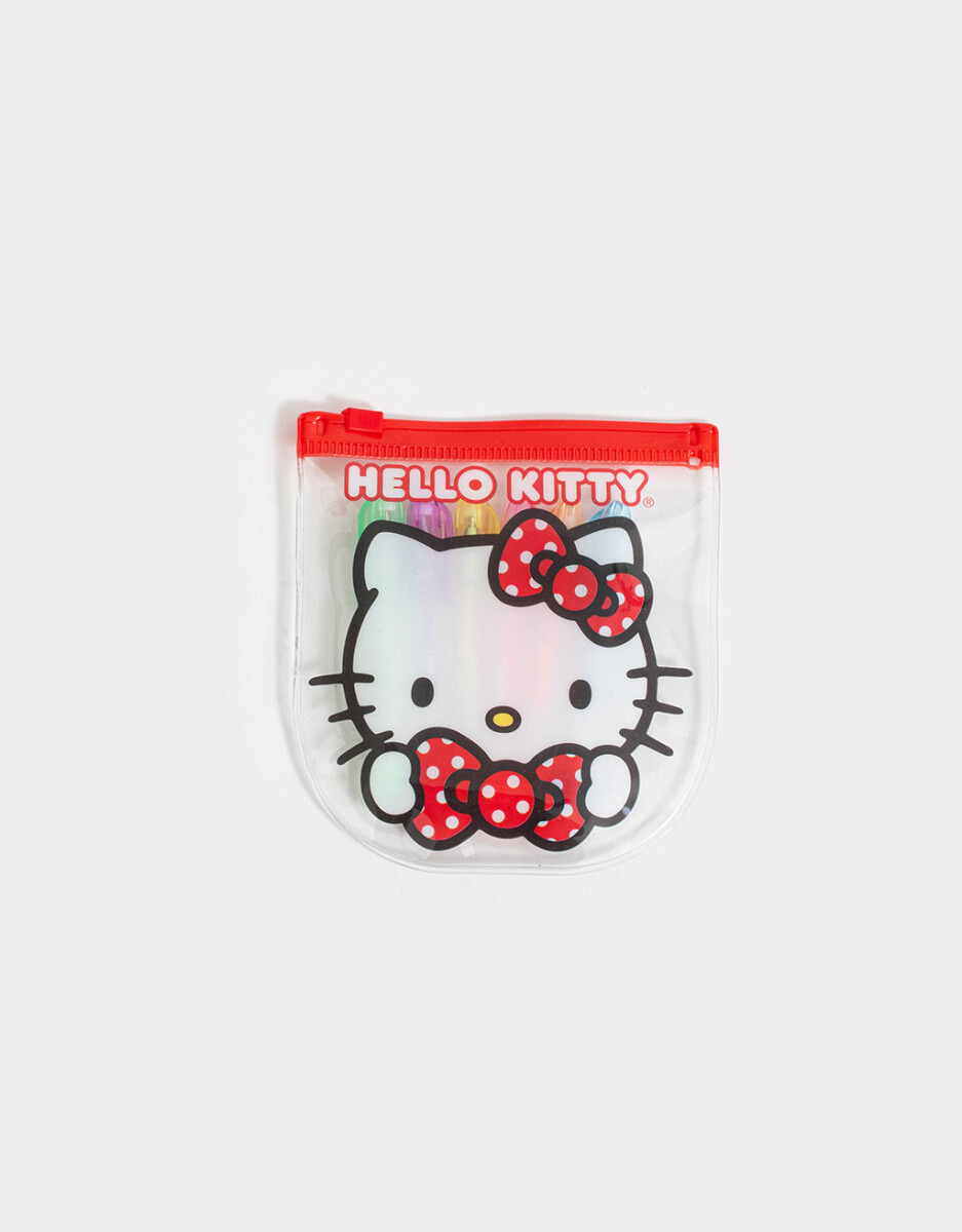 Set De Mini Lapiceras "hello Kitty" 