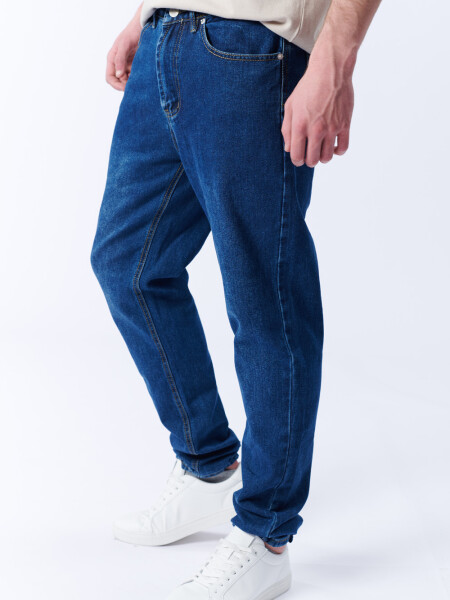 Pantalón jean slim Azul Oscuro