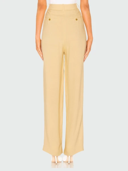 Pantalón clásico con bolsillos, Theory Amarillo
