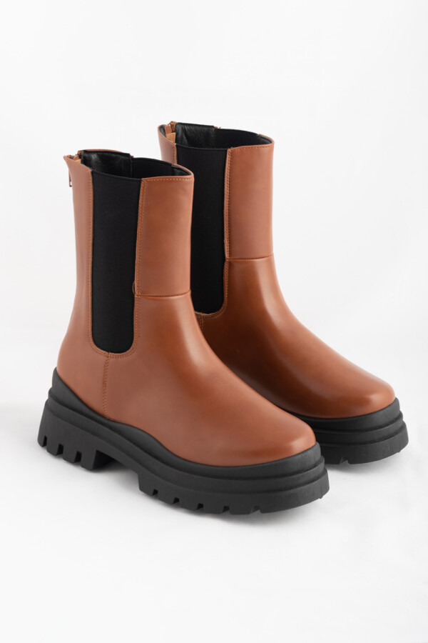 Bota media caña Camel
