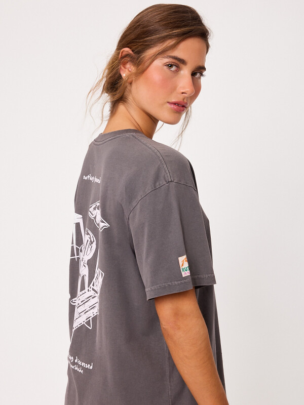 T-SHIRT PADELLA RUSTY Gris Oscuro
