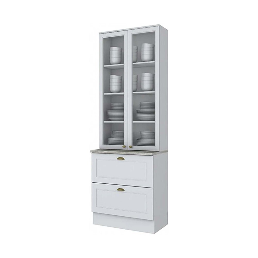 ARMARIO DE COCINA 72 CM MDF BLANCO AMERICANA