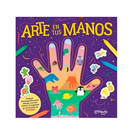 Libro Arte en tus manos aprende a dibujar con crayones 001