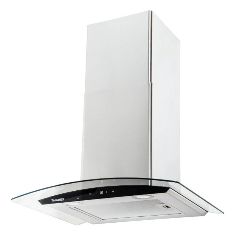 Campana Extractora James 90cm Vidrio Inox Línea Curva - Ltc Campana Extractora James 90cm Vidrio Inox Línea Curva - Ltc