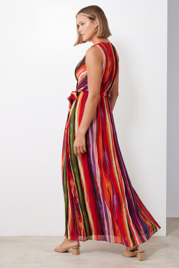 Vestido Maxi MULTI/ROJO