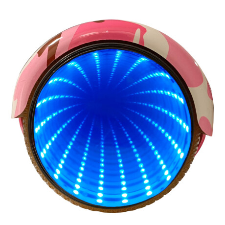 Skate Hoverboard Eléctrico 6.5 Bluetooth Luces Led N1 Rosado