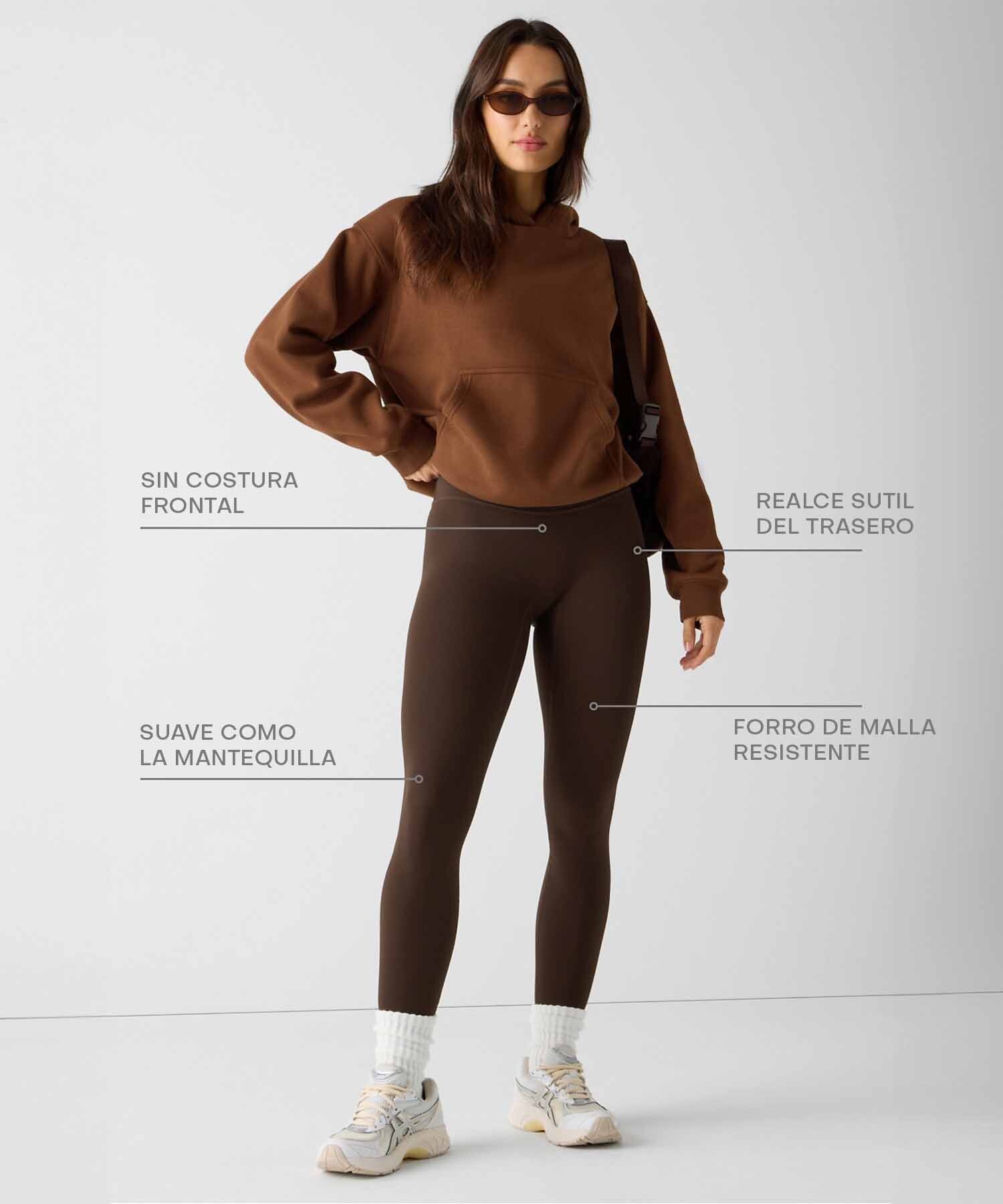 Leggings The No-Seam PureLuxe TLC Mujer Cacao