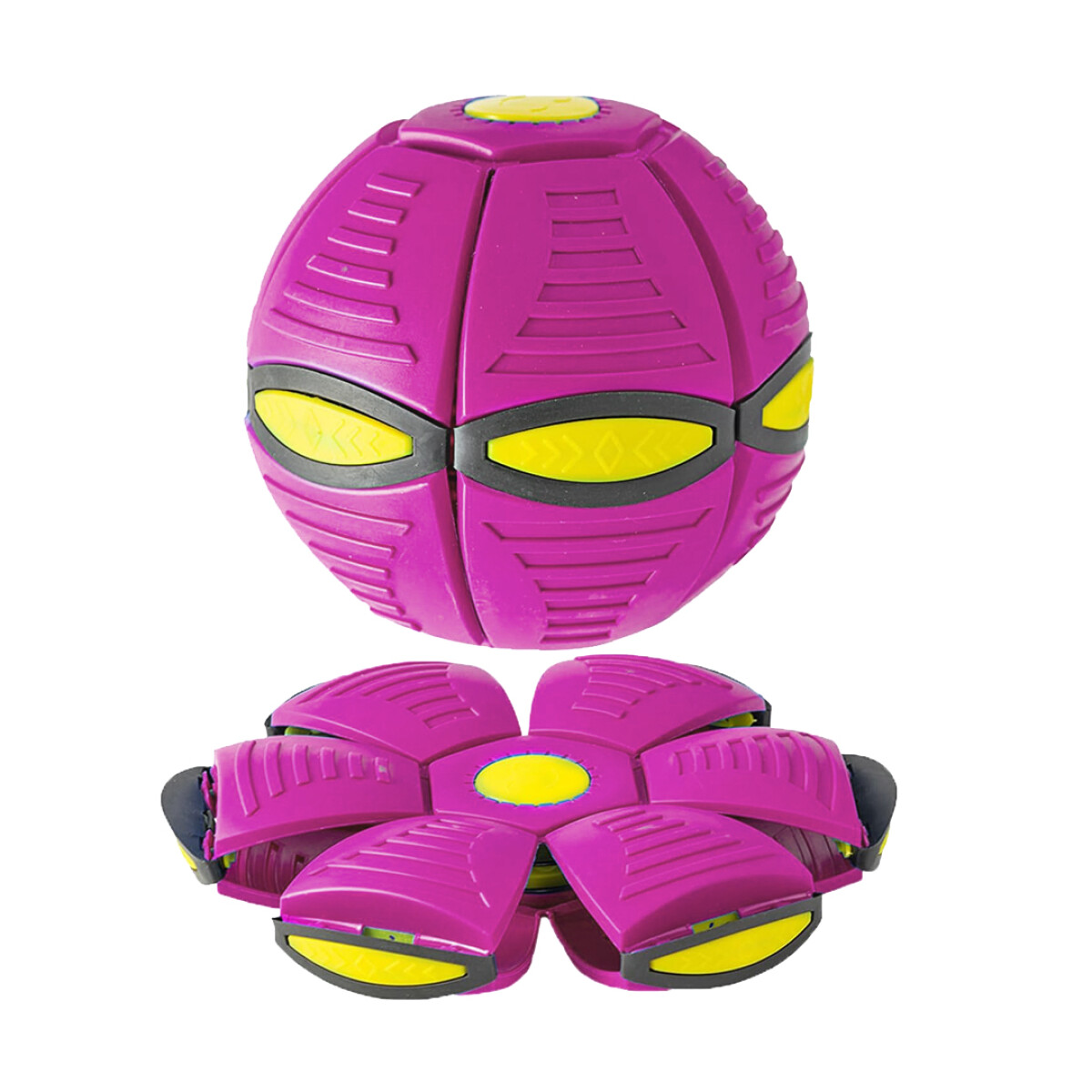 Pelota Mágica Disco Volador Con Luz - ROSA 