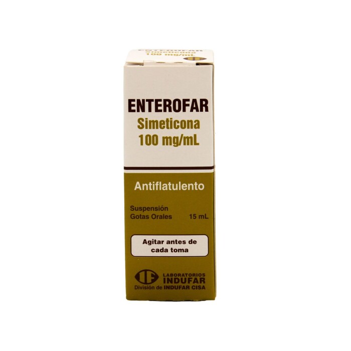 ENTEROFAR 100 MG. GOTAS FR. X 15 ML. única
