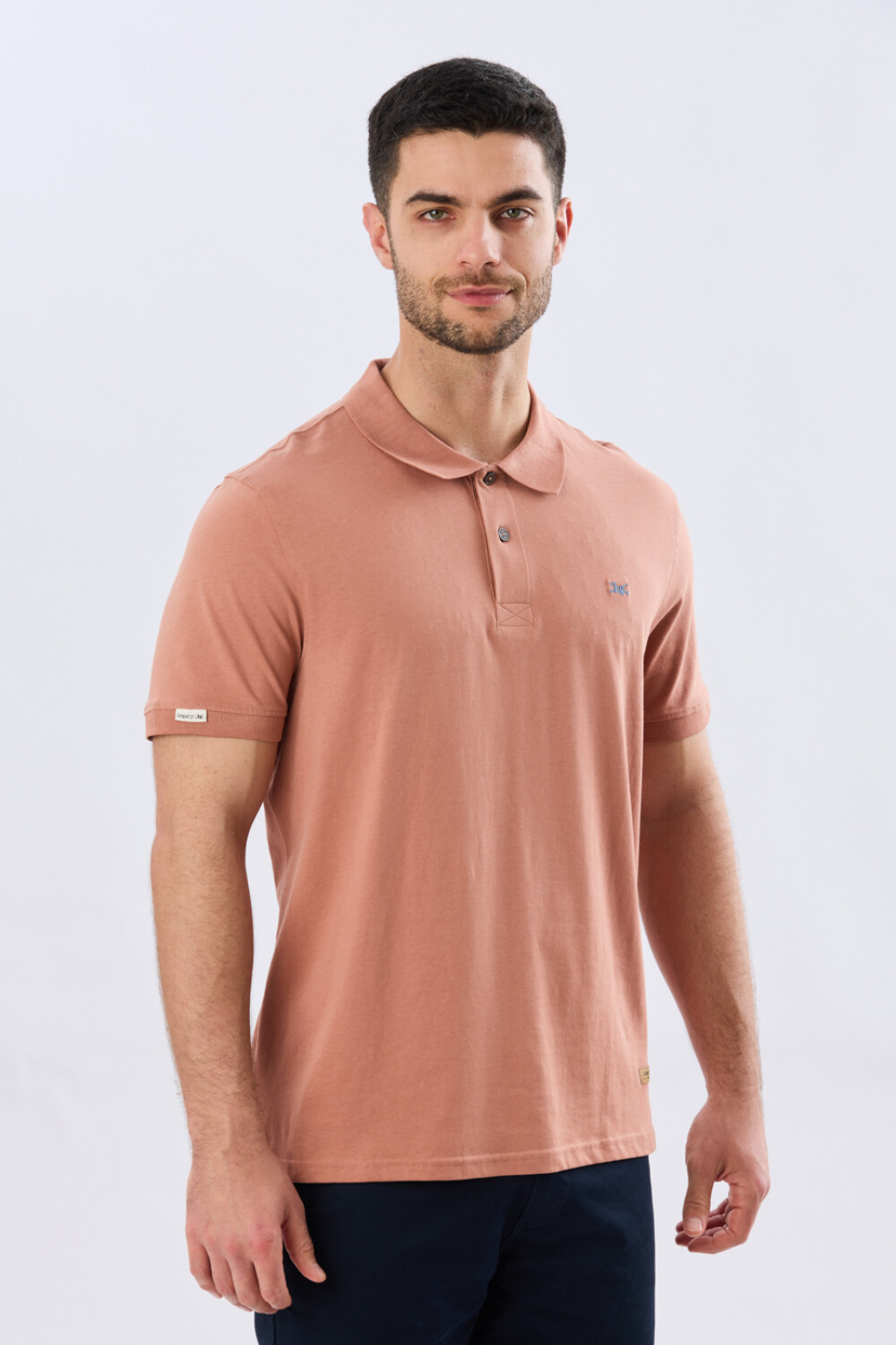 REMERA POLO LISA JERSEY Ladrillo