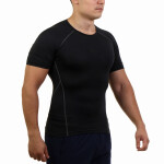 Fila camiseta masculina compress skin preto Negro