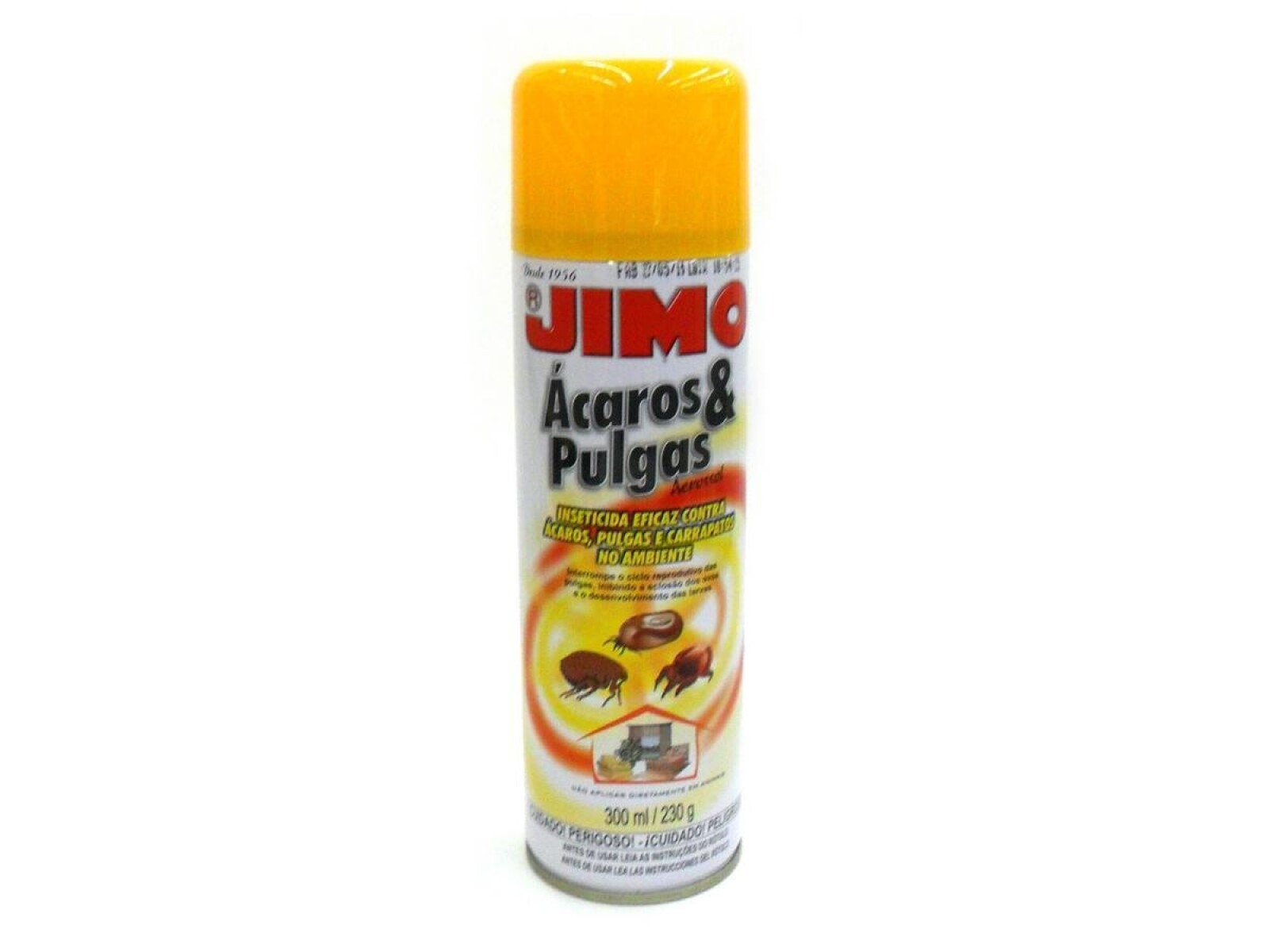 JIMO ACAROS Y PULGAS AEROSOL 300CC (2) ++ - N/a 