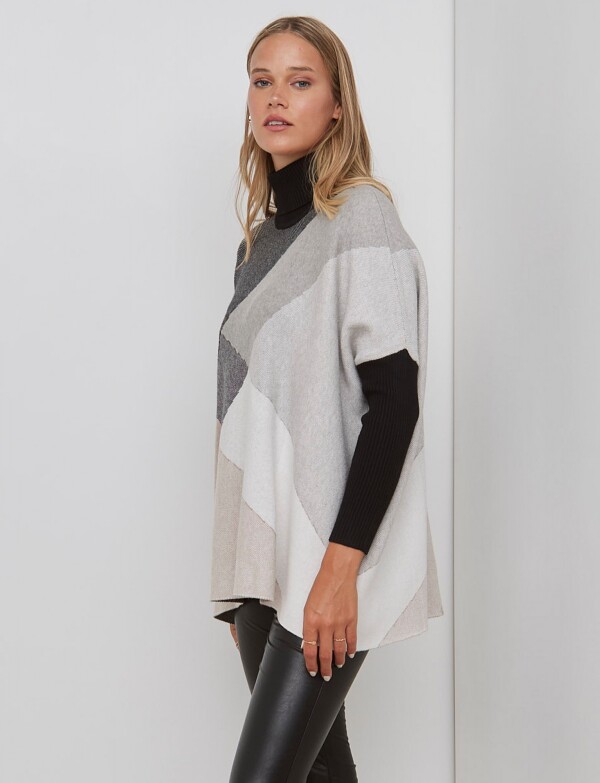 Polera Oversize GRIS/MULTI