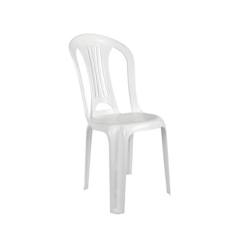 Silla Plastico Blanca Mor Reforzada 140 Kg Apilable Silla Plastico Blanca Mor Reforzada 140 Kg Apilable
