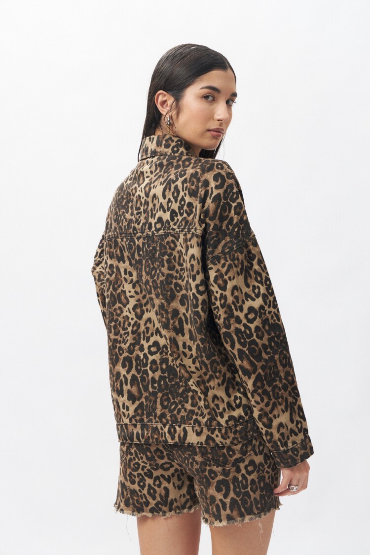 CAMPERA LEILA PRINT Animal Print