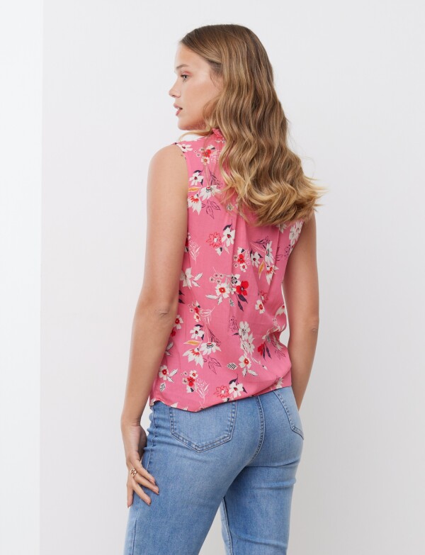 Musculosa Flores ROSA/MULTI