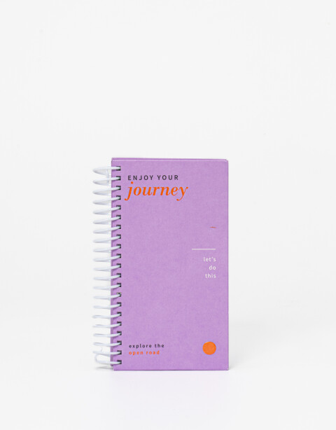 Anotadores Cuadernos y Memos Anotadores Anotador Con Espiral Y Hojas De Color - Violeta Medio