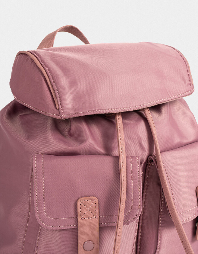 Mochilas Urbanas Mochila Deportiva Con Solapa - Violeta Uva