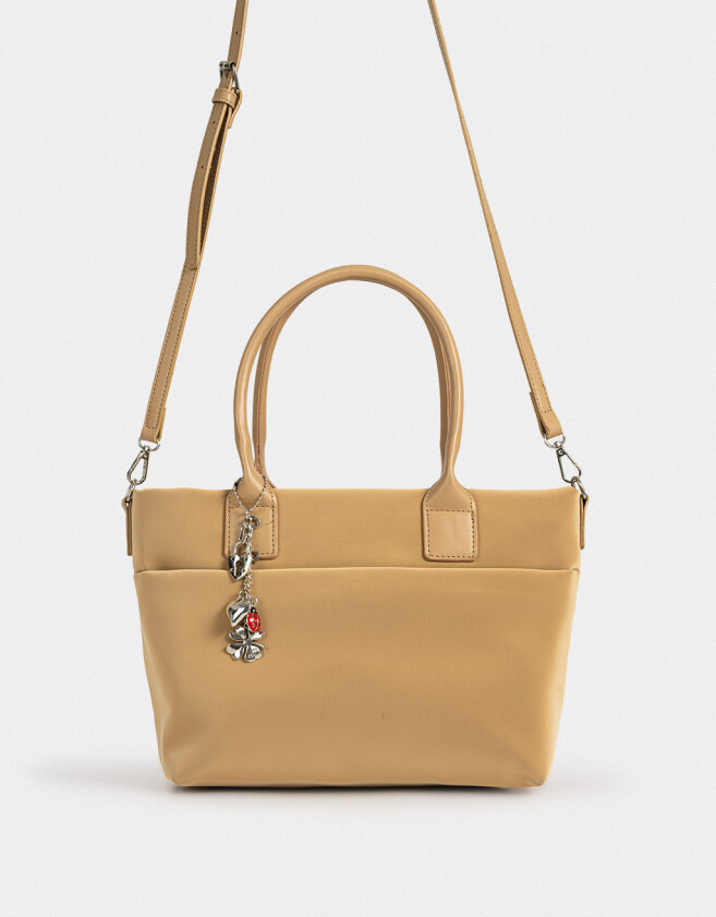 Shopper Bolsa Shopper Beige - Marron Beige