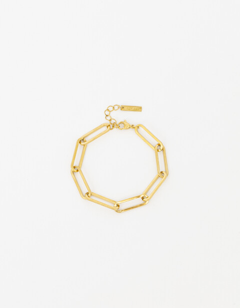 Pulseras Flexibles Metal Pulsera Flexible Acero - Dorado