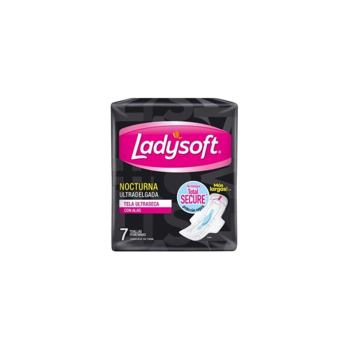 LADYSOFT TOALLA NOCTURNA UD C/ALAS X 7 única
