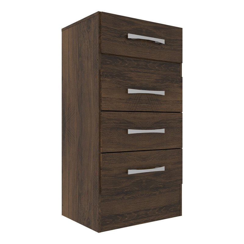 Comoda Cajonera Kenia 4 Cajones Dormitorio Blanco