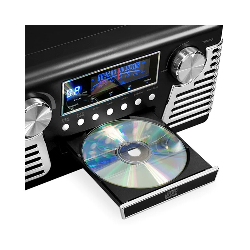 Tocadiscos Victrola Modelo V50-200 Am Fm Usb Negro Tocadiscos Victrola Modelo V50-200 Am Fm Usb Negro