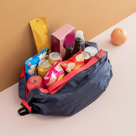 Bolsa bolso enrrollable Azul