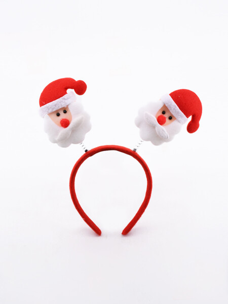 VINCHA PAPA NOEL ROJO