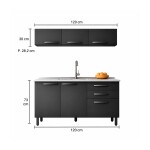 COMBO COCINA NEGRO