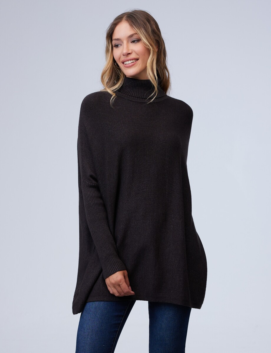 Polera Oversize - Gris Oscuro 