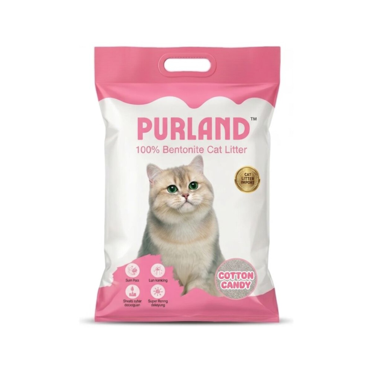 Purland Cat Litter Cotton Candy 8Kg/10Lts 