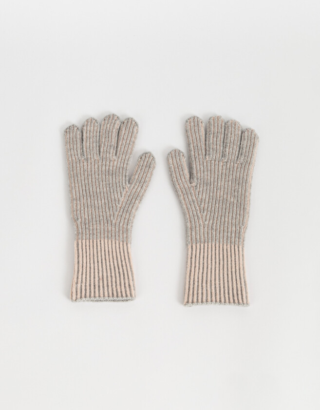 Guantes Varios Romántico Guantes Tejidos Bicolor - Combinacion Bicolor
