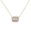 Colgante Fernanda H. en oro amarillo 18k con brillantes, incluye cadena. Colgante Fernanda H. en oro amarillo 18k con brillantes, incluye cadena.