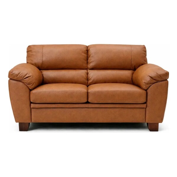 SOFA 2 CUERPOS MODELO ALIAS - 100 % CUERO - COLOR MARRON CLARO SOFA 2 CUERPOS MODELO ALIAS - 100 % CUERO - COLOR MARRON CLARO