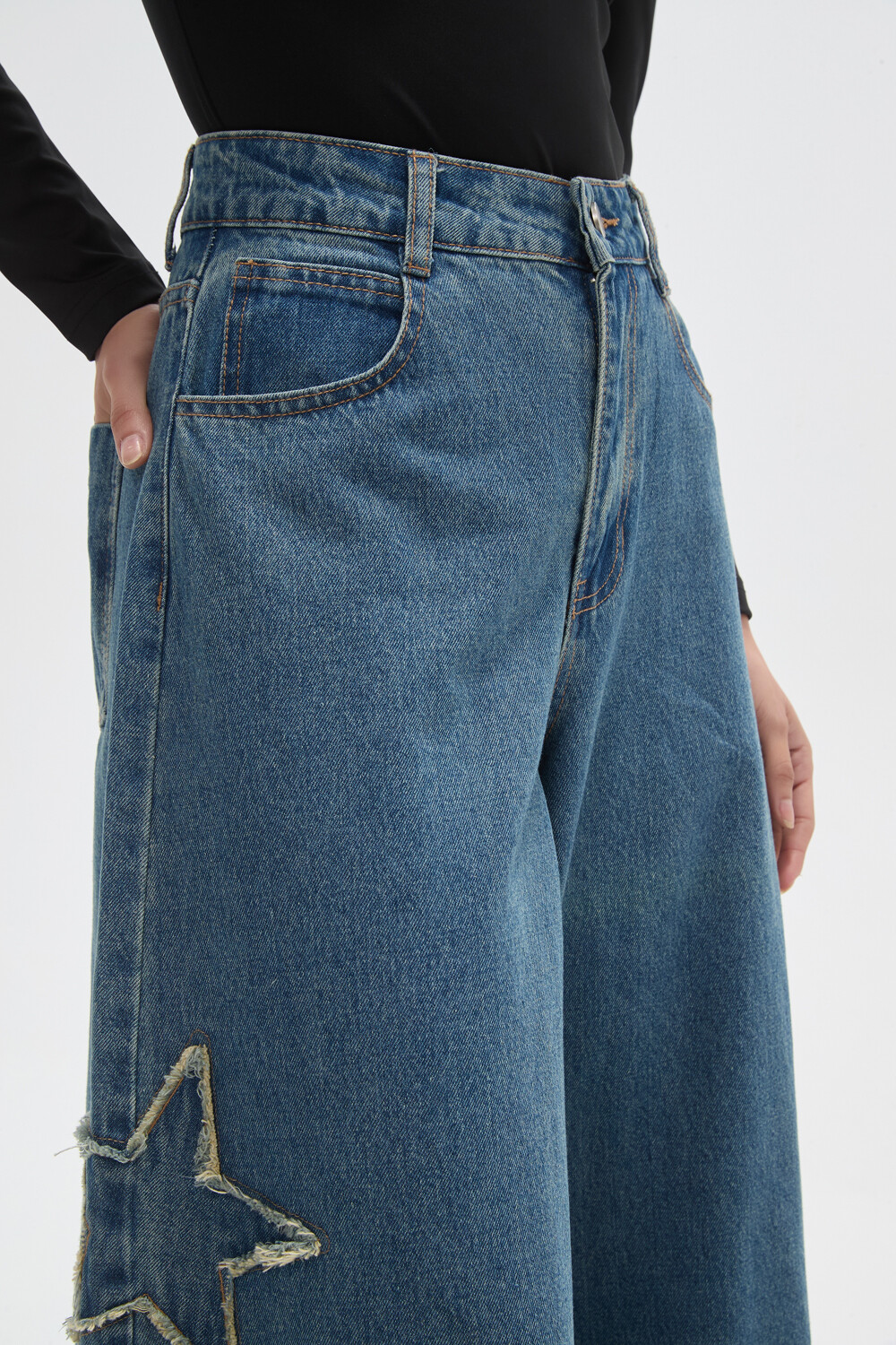 Pantalon Darling Azul Grisaceo